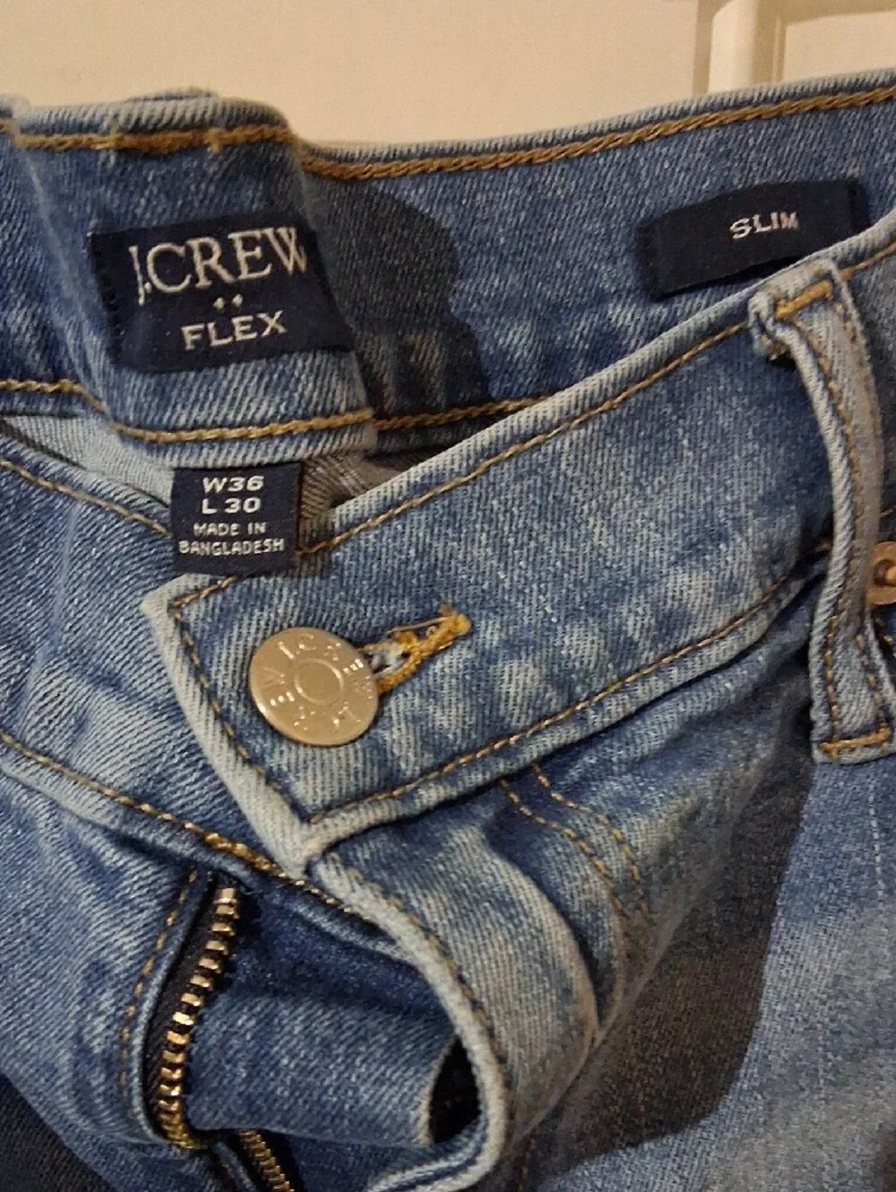 J. Crew Slim Straight Faded Blue Men's Jeans